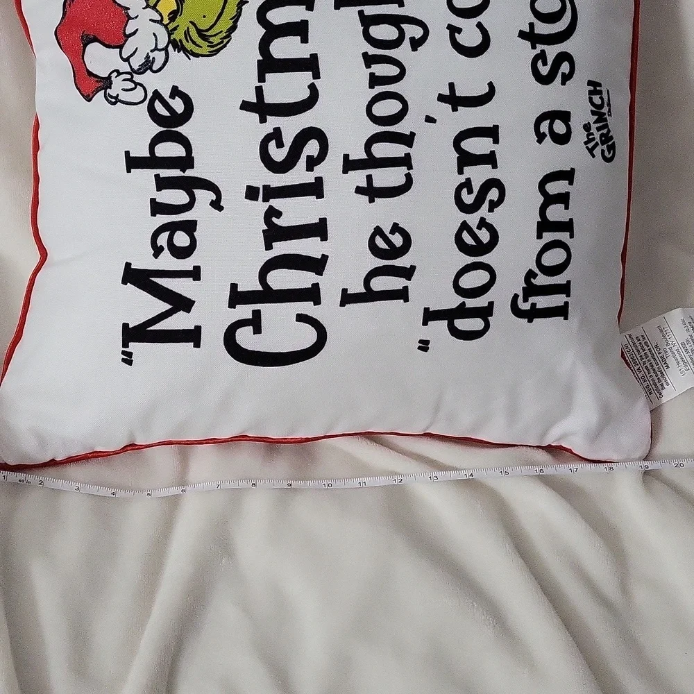 Dr. Suess Holiday Pillow